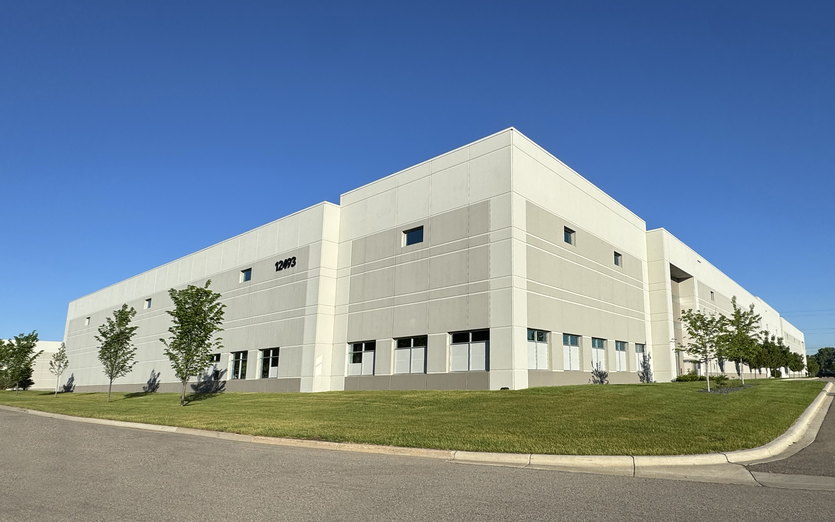 Modern industrial building